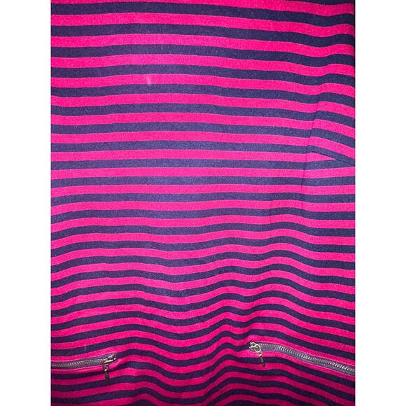 Tommy Hilfiger Nautical Preppy Studious Office Fisherman Red Navy Stripe Dress - Picture 5 of 10